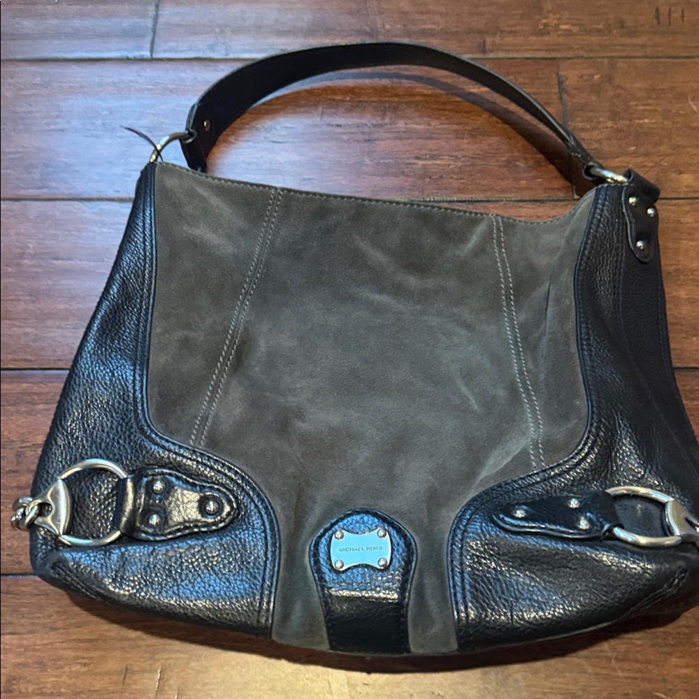 MICHAEL Michael Kors Black Leather Shoulder Bag